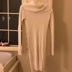 Winter off white dress mini